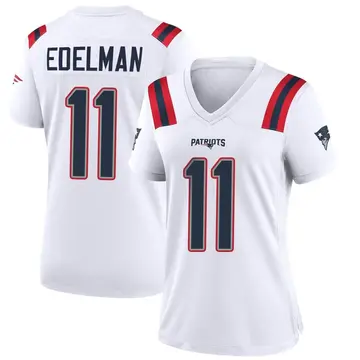 New England Patriots Julian Edelman Navy 100th Season Vapor Limited Jersey  - Bluefink