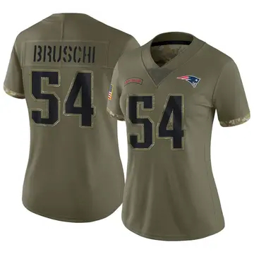 NEW ENGLAND PATRIOTS TEDY BRUSCHI REEBOK AUTHENTIC HOME NFL JERSEY XL 50 –  The Felt Fanatic