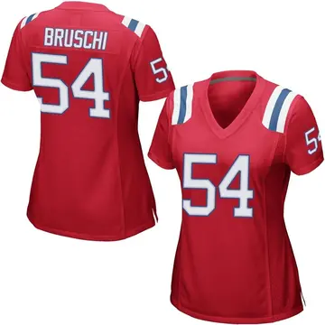 NEW ENGLAND PATRIOTS TEDY BRUSCHI REEBOK AUTHENTIC HOME NFL JERSEY XL 50 –  The Felt Fanatic