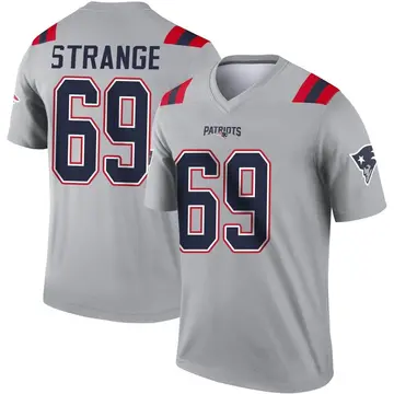 Men's Nike Cole Strange Navy New England Patriots Player Game Jersey