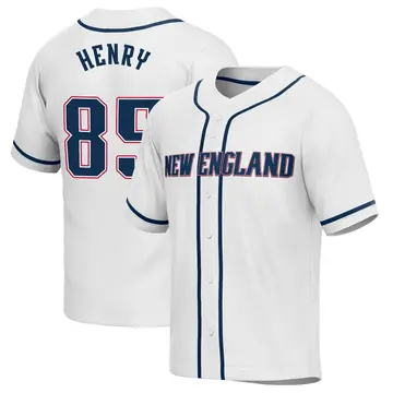 Hunter Henry 85 New England Patriots White Vapor Limited Jersey - Bluefink