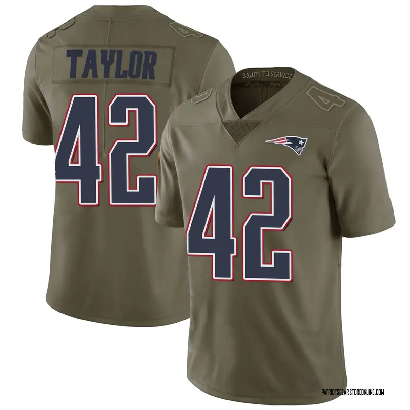 Youth New England Patriots J.J. Taylor Green Limited 2017 Salute to ...