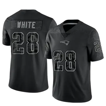 New England Patriots Nike Game Road Jersey - White - James White - Youth