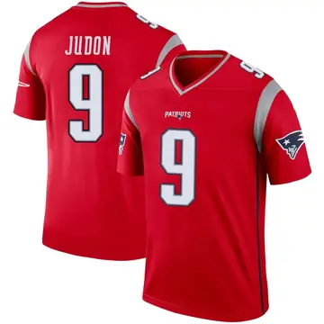 Matthew Judon Signed New England Red Football Jersey (JSA) — RSA