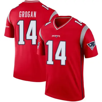 Nike Steve Grogan New England Patriots Limited Black Reflective Jersey -  Men's