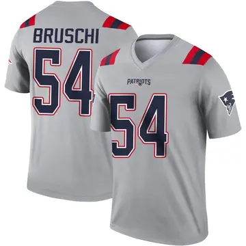 NEW ENGLAND PATRIOTS TEDY BRUSCHI REEBOK AUTHENTIC HOME NFL JERSEY XL 50 –  The Felt Fanatic